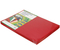 Обложки для переплета картонные D&A (А3), А3, 100 шт., 230 г/м2, красные, тиснение «под кожу»