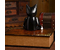 Сувенир деревянный «Кошка. Висячие лапки», 4,5*9*25 см, черно-белый