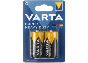 Батарейка солевая Varta Super Heavy Duty, C, R14, 1.5V, 2 шт.