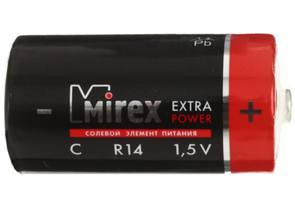 Батарейка солевая Mirex Extra Power, C, R14, 1.5V