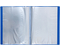 Папка пластиковая на 30 файлов «Стамм.», толщина пластика 0,5 мм, синяя