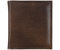 Визитница из натуральной кожи «Кинг» 4327, 115*125 мм, 2 кармана, 18 листов, коричневая (средняя величина рифления)
