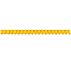 Пружина пластиковая StarBind, 19 мм, желтая