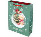 Пакет подарочный новогодний Meshu, 33×42×12 см, Christmas Bear Пакет подарочный новогодний Meshu, 33×42×12 см, Christmas Bear