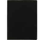 Папка пластиковая на 10 файлов «Стамм.», толщина пластика 0,5 мм, черная