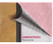 Обложки для переплета картонные D&A (А4), А4, 100 шт., 230 г/м2, розовые, тиснение «под кожу»