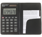 Калькулятор карманный 8-разрядный Brauberg PK-408, черный