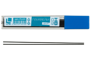 Грифели для автоматических карандашей Lite, толщина грифеля 0,5 мм, твердость ТМ, 12 шт.