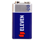 Батарейка солевая Eleven, 6F22, 9V, тип «Крона»