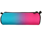 Пенал-тубус Berlingo Radiance, 210×60 мм, розовый/голубой