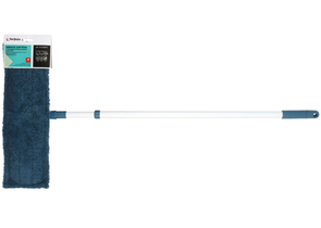 Швабра для пола Perfecto linea, размер насадки 43×14 см, длина черенка 67/120 см, темно-синяя