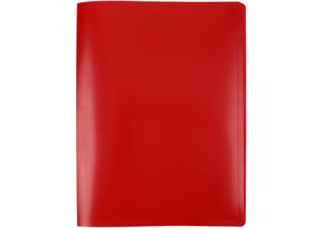 Папка-скоросшиватель пластиковая с пружиной Buro, толщина пластика 0,4 мм, красная