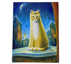 Картина «Кожны кот — экстрасэнс» (Шмидт Е.А.), 40×30 см, холст на картоне, масло