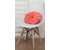 Подушка-узел декоративная «Этель», диаметр 33 см, коралловая