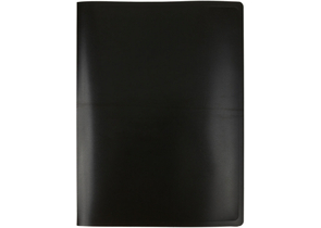 Папка-скоросшиватель пластиковая с пружиной Buro, толщина пластика 0,4 мм, черная