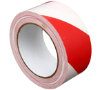 Клейкая лента разметочная «Лама-Аэро», 48 мм×33 м, 150 мкм, красно-белая