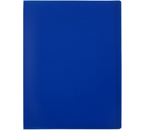 Папка пластиковая на 40 файлов «Стамм.», толщина пластика 0,5 мм, синяя
