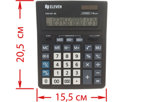 Калькулятор 14-разрядный Eleven CDB1401, черный