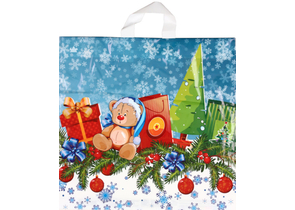 Пакет упаковочный «Тико-пластик. Новогодний», 43×42 см, «Подарки к Новому году»