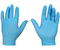 Перчатки с нитриловым покрытием A.D.M. «Стандарт», размер L, 50 пар (100 шт.), голубые