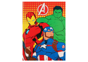 Блокнот на склейке Marvel, 105×145 мм, 40 л,, клетка, «Мстители»