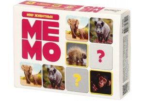 Игра настольная «Мемо», «Мир животных», 4+