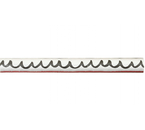 Бумага упаковочная белый крафт Meshu, 70×100 см, Spirals and lines