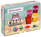 Гуашь Brauberg, 12 цветов×10 мл, «Милые коты» Гуашь Brauberg, 12 цветов×10 мл, «Милые коты»