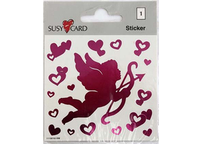 Наклейки детские Susy Card, 8×7,5 см, 2 л., «Купидон»
