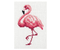 Набор для вышивания крестиком Klart, 10*14 см, «Фламинго», 14+