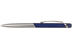 Ручка подарочная шариковая автоматическая Luxor Gemini, корпус синий/хром, стержень синий