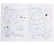 Раскраска А4 «Три совы», 8 л., «Дикие животные»