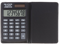 Калькулятор карманный 8-разрядный Skainer SK-108XBK