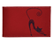 Визитница карманная Befler, 110*70 мм, однорядная на 40 визиток, «Изящная кошка», красная