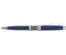 Ручка подарочная шариковая Manzoni Venezia, корпус синий, серебристая отделка