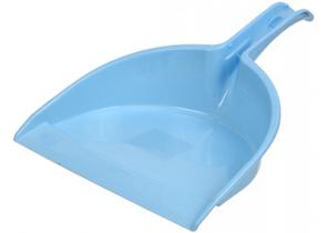Совок для мусора Perfecto Linea Solid, 29,5×21 см, голубой