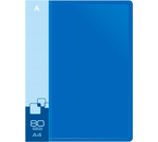 Папка пластиковая на 80 файлов «Бюрократ», толщина пластика 0,8 мм, синяя Папка пластиковая на 80 файлов «Бюрократ», толщина пластика 0,8 мм, синяя