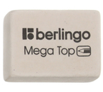 Ластик Berlingo Mega Top, 26×18×8 мм, белый