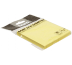 Бумага для заметок с липким краем Buro, 76×76 мм, 1 блок×80 л., желтая пастель