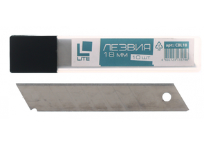 Лезвия для ножей Lite, ширина лезвия 18 мм, 10 шт.