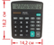 Калькулятор 12-разрядный Deli 838, черный