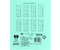 Тетрадь школьная А5, 12 л. на скобе «Гознак Борисов», 175*205 мм, клетка, зеленая