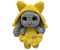 Игрушка мягкая-амигуруми «Кото-заяц» (Мечайкина В.В.), высота ~ 22 см, желтый