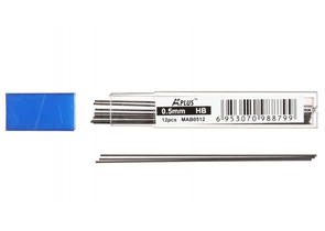 Грифели для автоматических карандашей Beifa, толщина грифеля 0,5 мм, твердость ТМ, 12 шт.