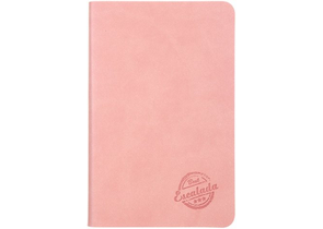 Книжка записная Notebook, 90×140 мм, 160 л., без графления, розовая