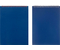 Блокнот на гребне Silwerhof, 150*210 мм, 60 л., клетка, синий; цвет гребня - ассорти