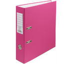 Папка-регистратор «Эко» с односторонним ПВХ-покрытием, корешок 70 мм, светло-розовый