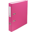 Папка-регистратор «Эко» с односторонним ПВХ-покрытием, корешок 50 мм, светло-розовый