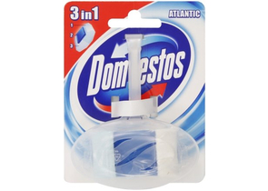 Блок для унитаза в пластиковом подвесе Domestos, 40 г, «Атлантик»