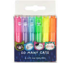 Набор маркеров-текстовыделителей ароматизированных M&G So Many Cats, 6 цветов